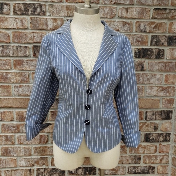 Armani Collezioni Antinea SRL Striped Blazer 14 - Picture 8 of 8